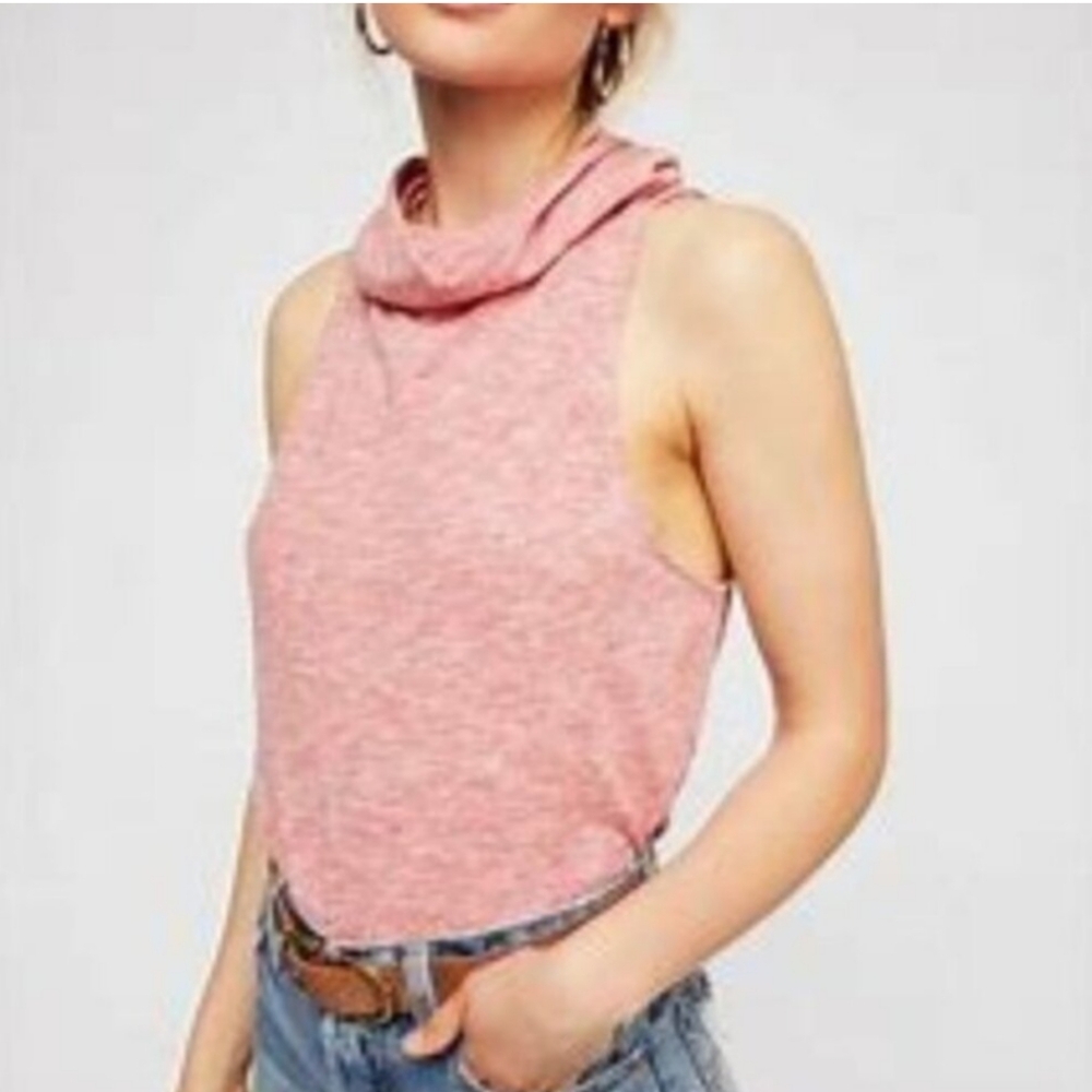 New Free People Cowl Neck top